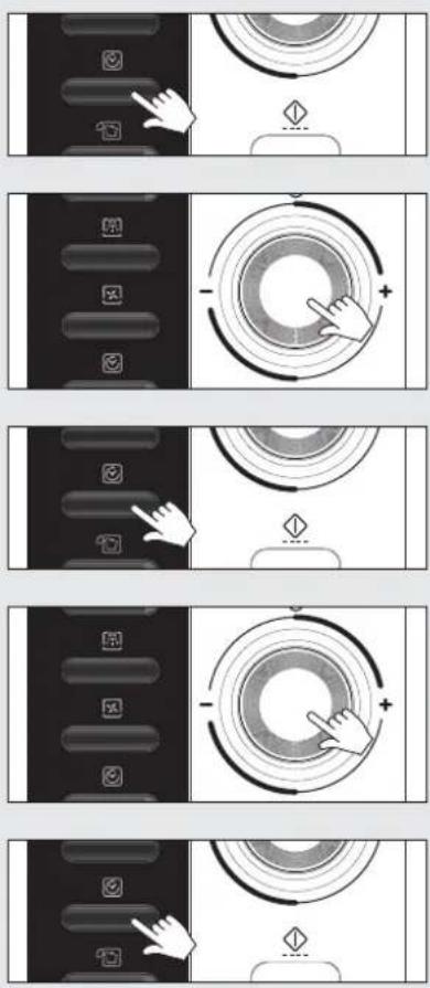DAEWOO KOC-9C0TSL - SETTING THE CLOCK - 1