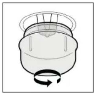 Concept ETV7160 - To remove the bulb proceed as follows: - 1
