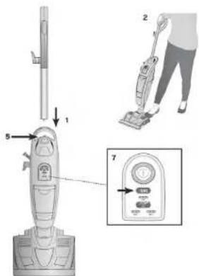 Concept Perfect Clean CP3000 - Puteklusūcēja vadība - 1