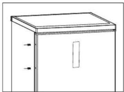DELONGHI DNF60X17 - εγκατασταση των χειρολαβων πορτας - 1