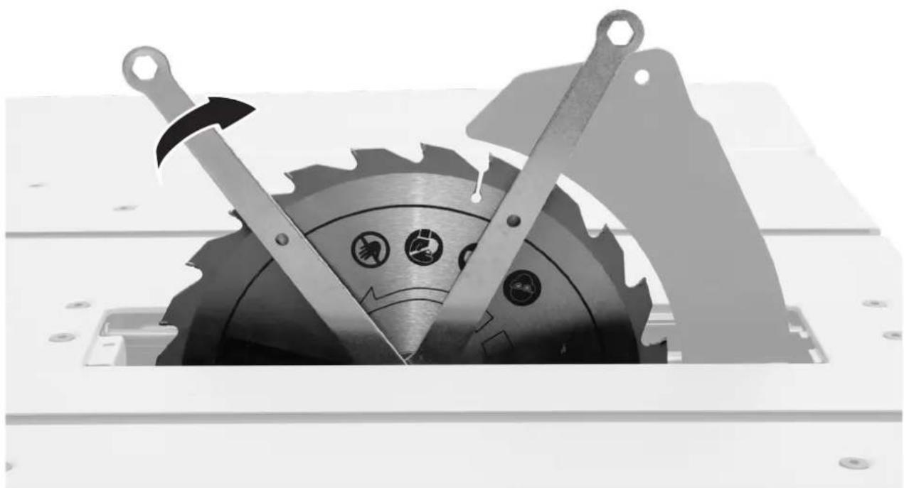 Cocraft M1H-ZP2-4-250 - Riving knife and saw blade / Klyvkil och sågklinga Kløyvekile og sagblad / Halkaisukiila ja sahanterä Spaltkeil und Sägeblatt - 7