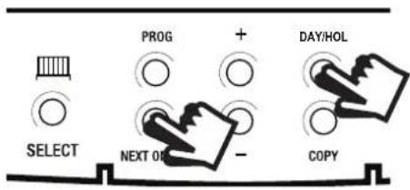 PROG + DAY/HOL SELECT NEXT ON - COPY