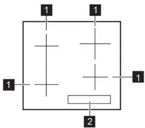 Essentiel B ETVI 4b3 - Cooking surface layout - 1