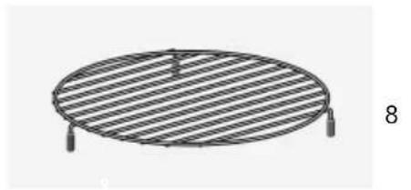CANDY MIC440VNTX - Nomi dei componenti del forno e accessori - 2