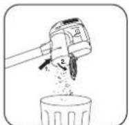 BUSH ZB1511 - Emptying the Dust Container - 1