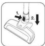 BUSH ZB1511 - Changing and Cleaning the Agitator - 1
