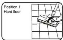 Position 1 Hard floor