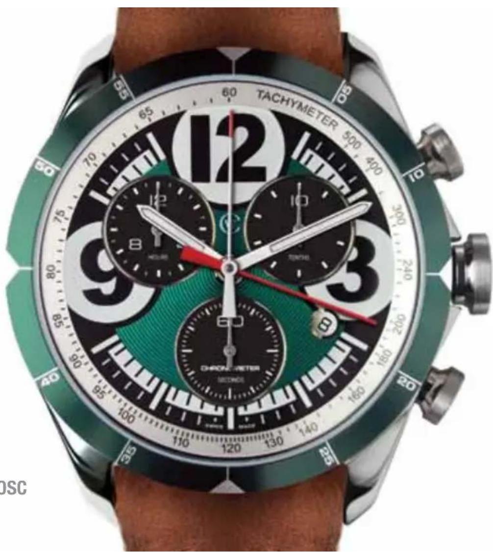 TACHYMETER 500 400 12 9 3 CHRONCHETER SECOND