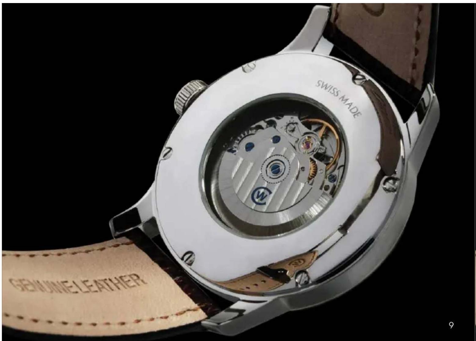 SWISS MADE GEMMINE LEATHER