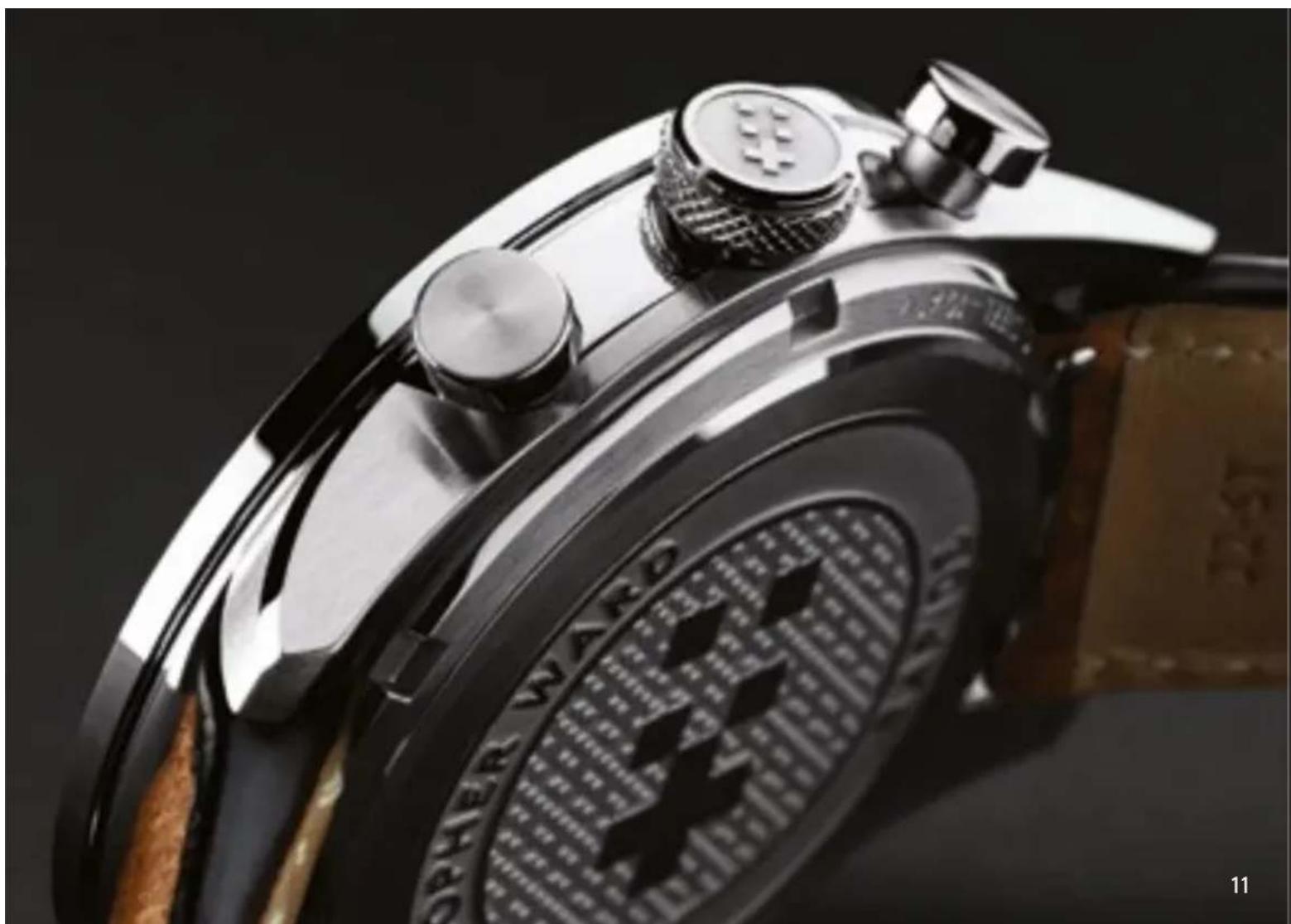 Christopher Ward C7 Rapide Chronograph Quartz - Adjusting the minute counter - 1