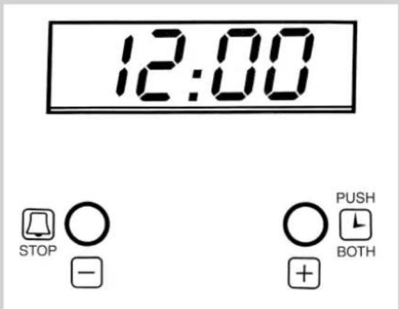 12:00 STOP ○ - PUSH + BOTH