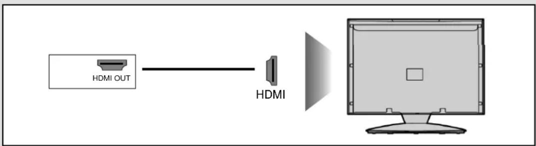 BUSH 42/191F3D - Option 1 - via HDMI to HDMI cable - 1