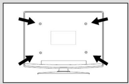 BUSH 42/191F3D - Wall Mounting the TV - 1