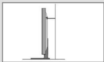 BUSH 40/233F - Securing the TV to a Wall - 2