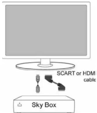 SCART or HDMI cable Sky Box