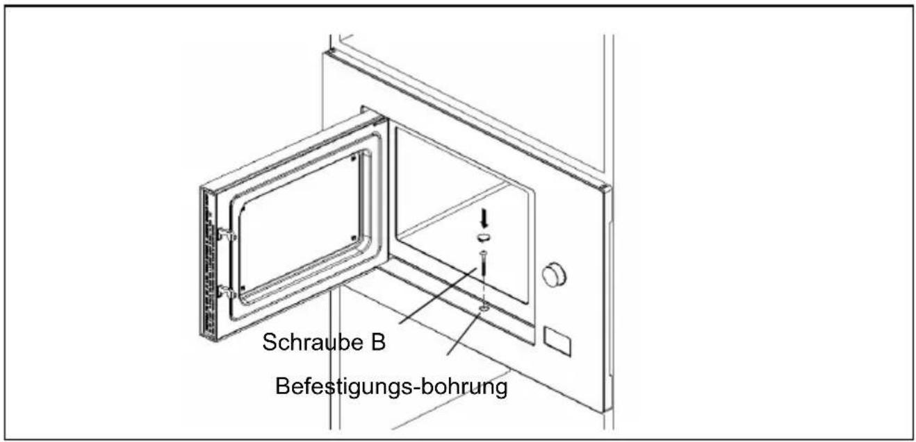 Schraube B Befestigungs-bohrung