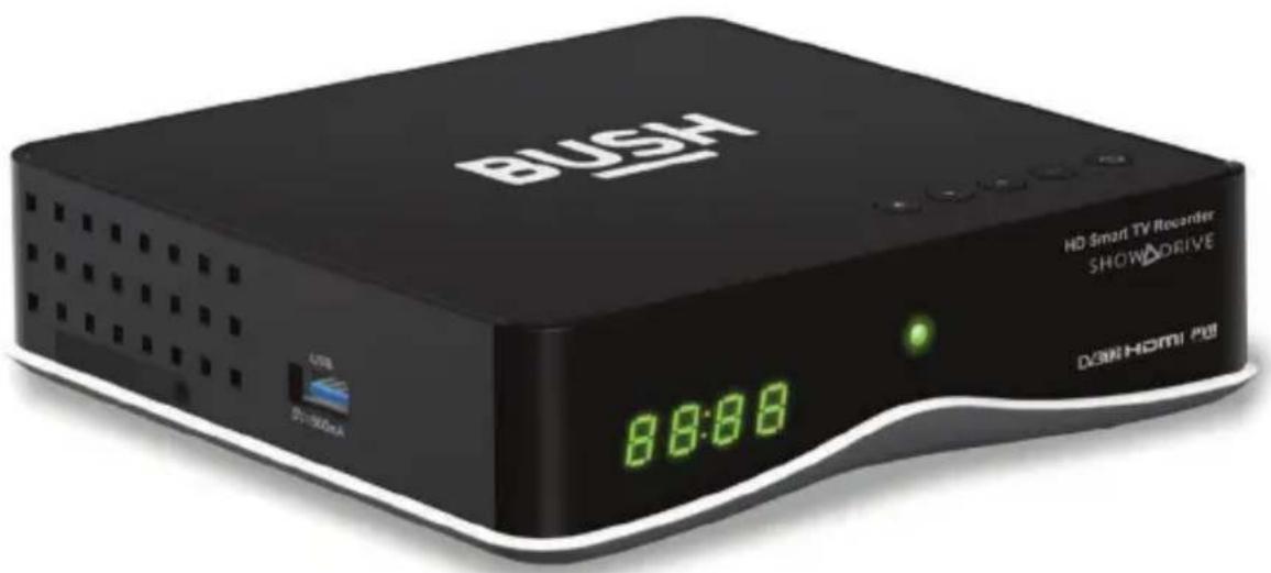 BUSH HD Smart TV Recorder SHOWDRIVE DSW HDMI Pb 8:00:00 USB 51760mA