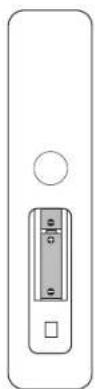 BUSH DTC8021 - Put the included batteries in the remote control - 1