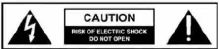 CAUTION RISK OF ELECTRIC SHOCK DO NOT OPEN