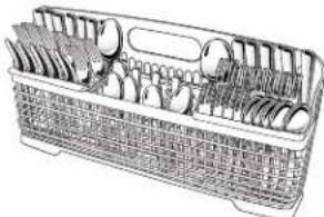 KITCHENAID KUDS01DLSP2 - Chargement du panier à couverts - 1
