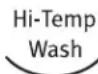 KITCHENAID KUDI01TJBL1 - Hi-Temp Wash/lavage à haute température - 1