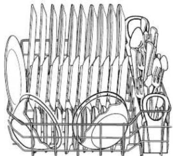 KITCHENAID KUDI01TJBL1 - Chargement du panier inférieur - 1