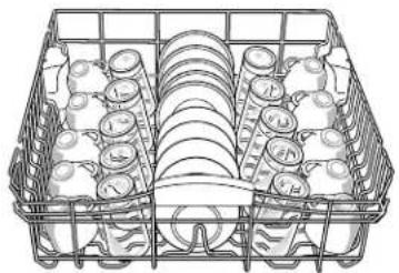 KITCHENAID KUDI01TJBL1 - Chargement du panier supérieur - 1