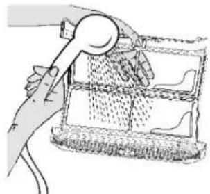 RUSSELL HOBBS RH8CTD701 - Cleaning the Fluff/lint filter - 2