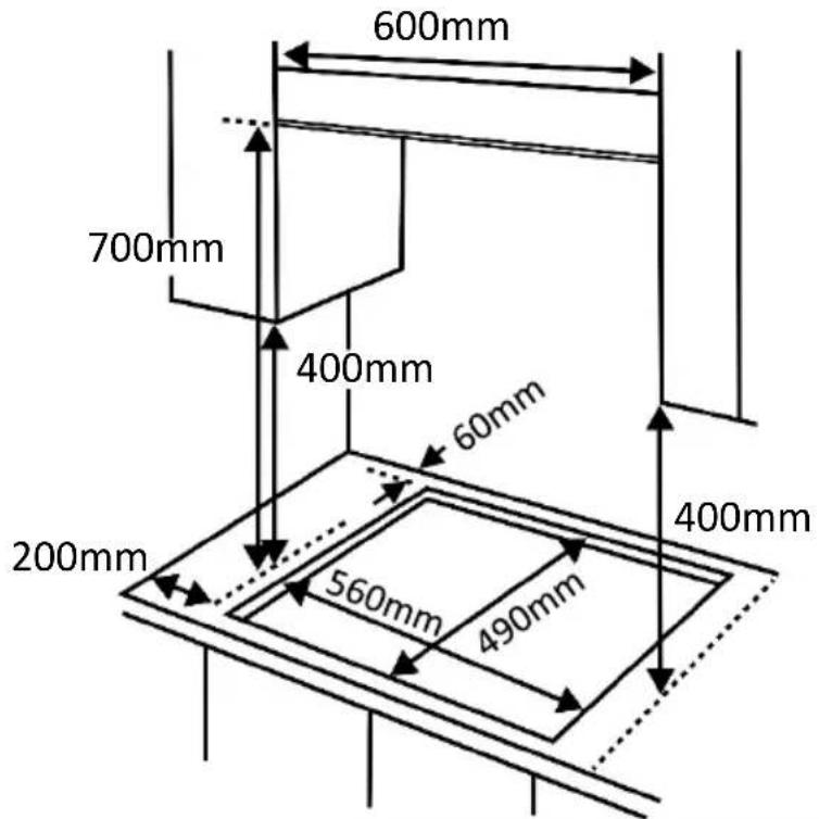 600mm 700mm 400mm 60mm 200mm 560mm 490mm 400mm