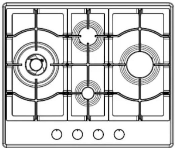 RUSSELL HOBBS RH60GH403SS - 1
