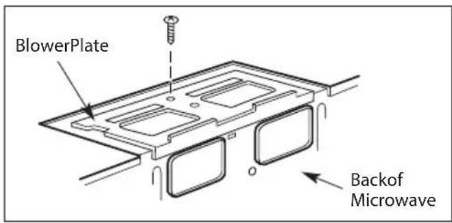 BlowerPlate Backof Microwave