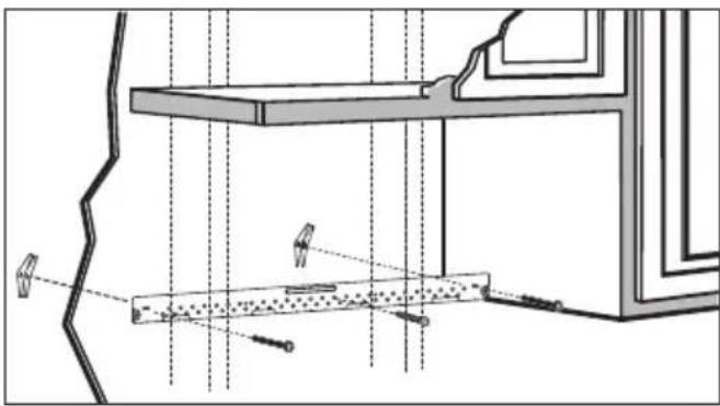BLOMBERG BOTR30200CSS - C1. Fixation de la plaque de montage au mur - 1
