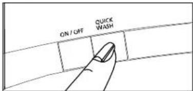 ON / OFF QUICK WASH