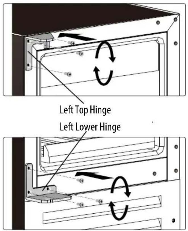 Left Top Hinge Left Lower Hinge