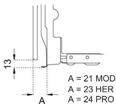 13 A = 21 MOD A = 23 HER A = 24 PRO