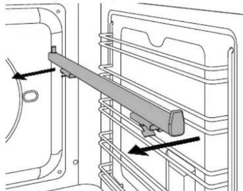 BERTAZZONI F6011PROPLN - Retrait des guides télescopiques - 1