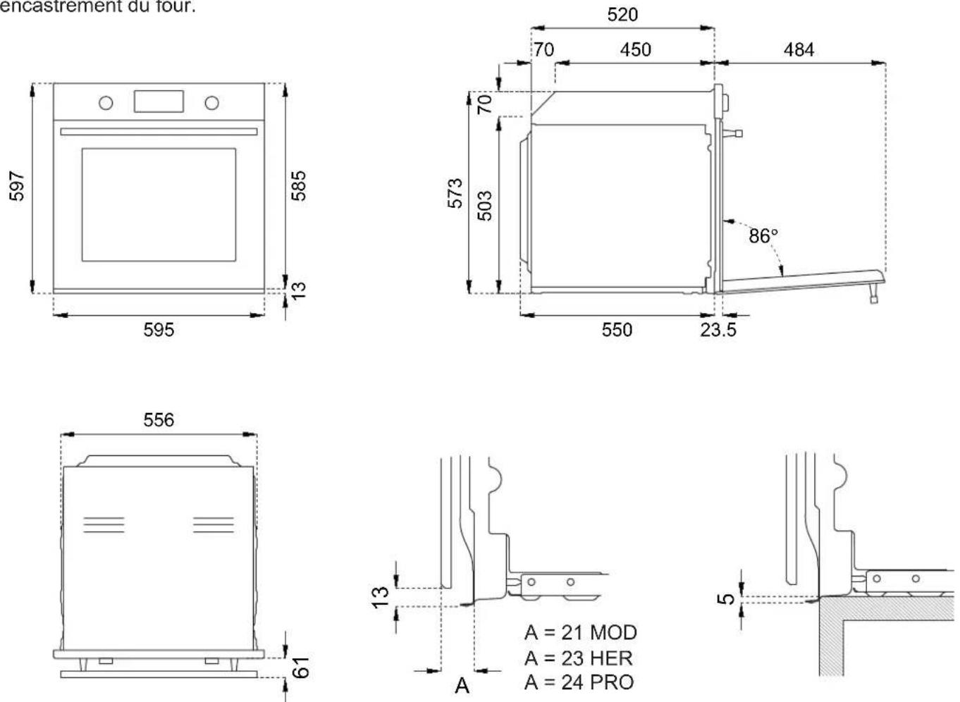 BERTAZZONI F6011PROPLN - AVERTISSEMENTS IMPORTANTS - 2