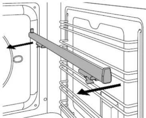 BERTAZZONI F6011MODPLGNE - Retrait des guides télescopiques - 1