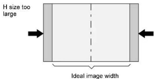 H size too large Ideal image width