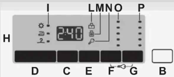 I LMNO P H 2:40 D C E F G B