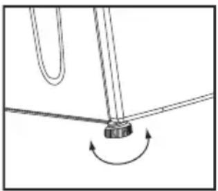 BEKO DA 7011 PA - Adjusting feet - 1