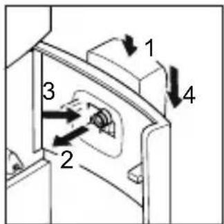 BEKO CEG7425B - Instalace jednotky dávkovače kávy - 1