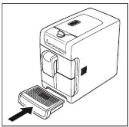 BEKO CEG7425B - Mounting the drip tray - 1
