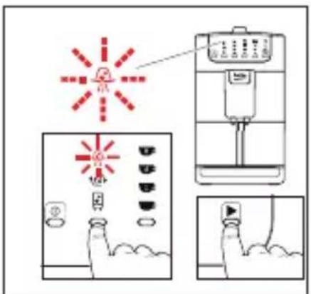 Diagram illustrating a device's components and signal detection, showing fan, screen, and screen-up interface with red laser indicators.