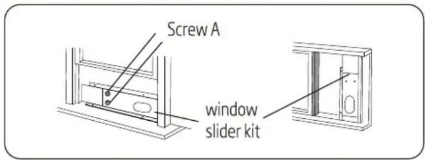 Screw A window slider kit