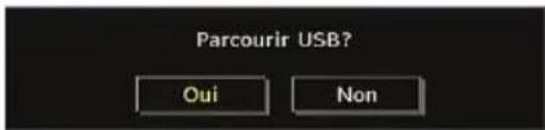 Parcourir USB? Oui Non