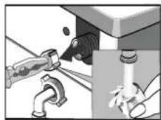 BELLING FWD8614 - Notes: Generally, the tap filter is washed first and then the filter in washer dryer will be washed. - 2