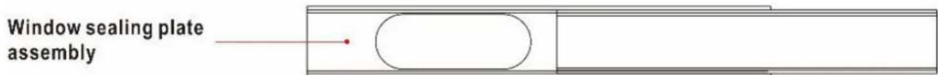 Window sealing plate assembly