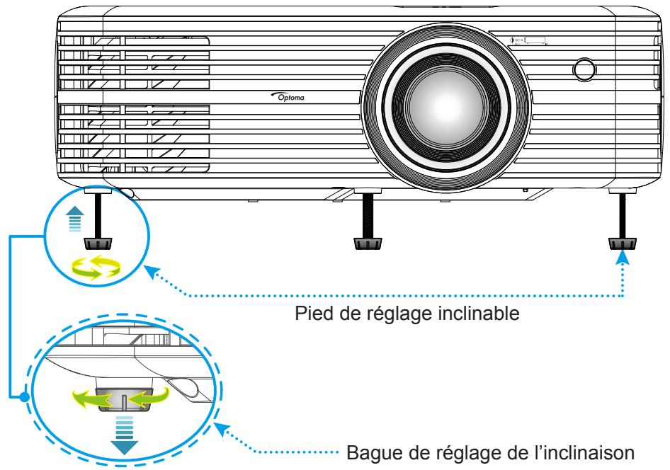 Optoma Pied de réglage inclinable Bague de réglage de l'inclinaison