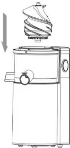 ElectriQ VRTSL150 - Assembling the Juicer - 9